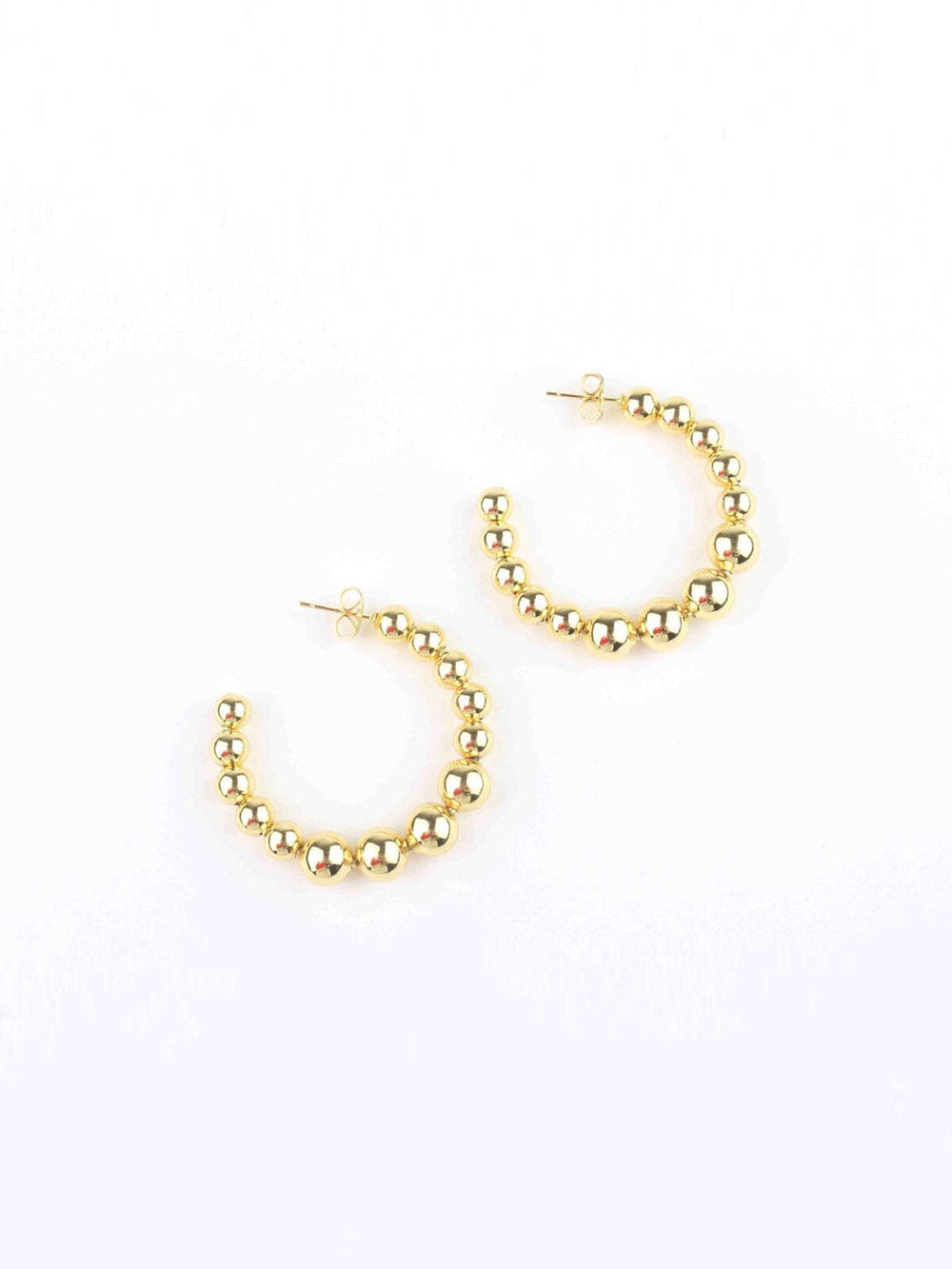 WOMEN'S GOLD HOOPS EARRINGS