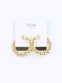 WOMEN'S GOLD HOOPS EARRINGS
