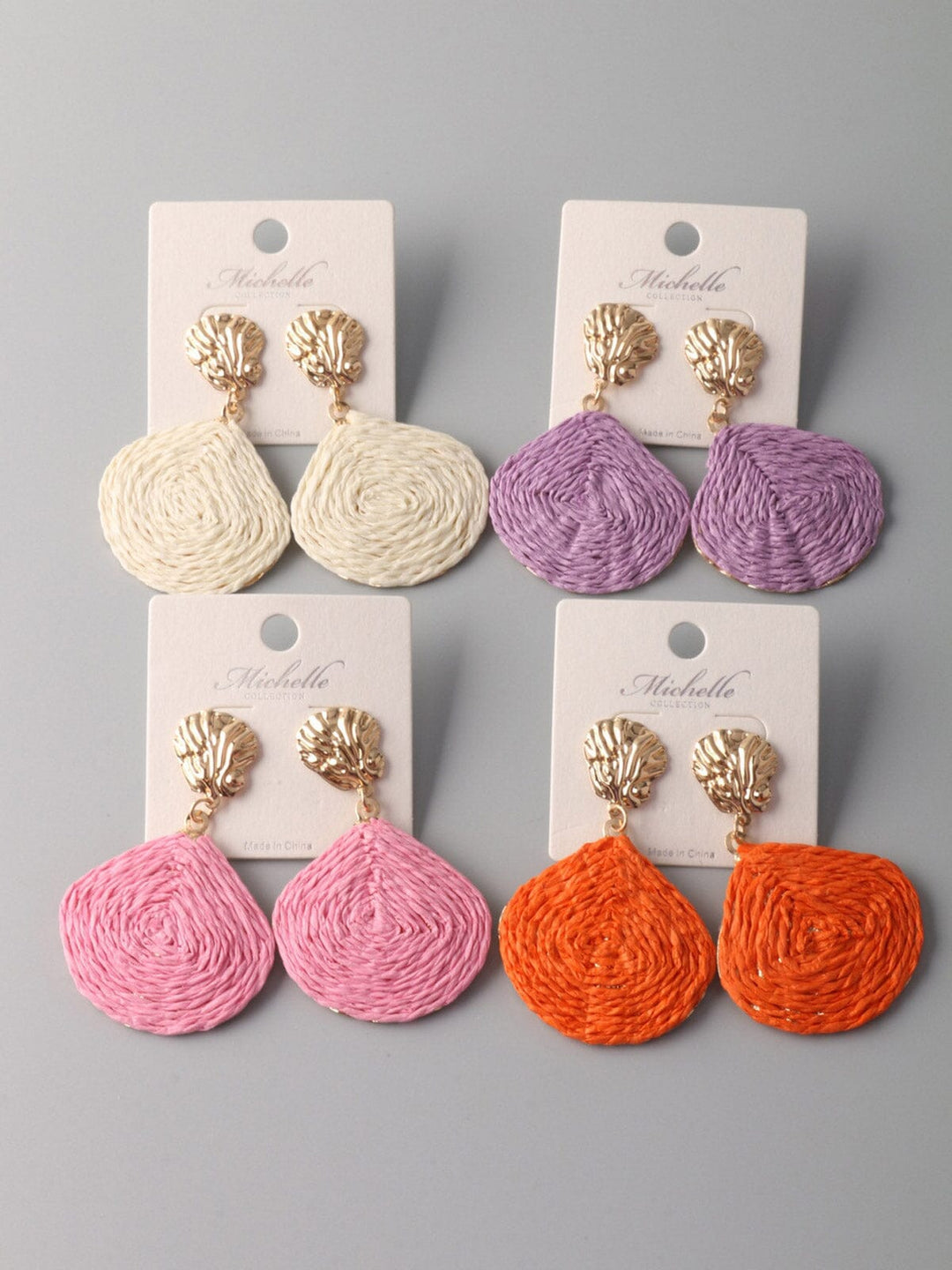 FASHION ASSORTED COLORS EARRINGS