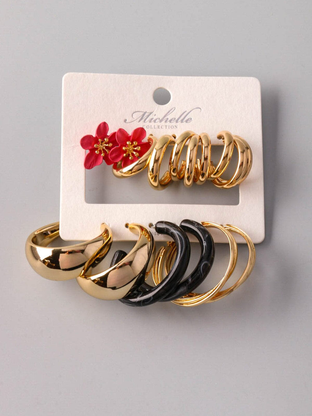 FASHION MULTI HOOPS EARRINGS