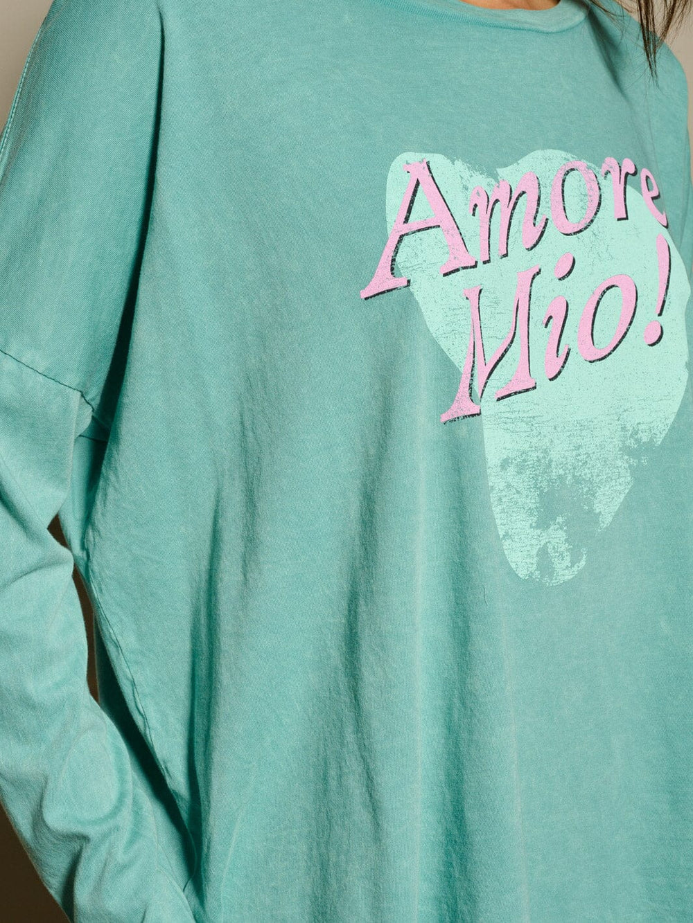 WOMEN'S LONG SLEEVE GRAPHIC BLOUSE TOP