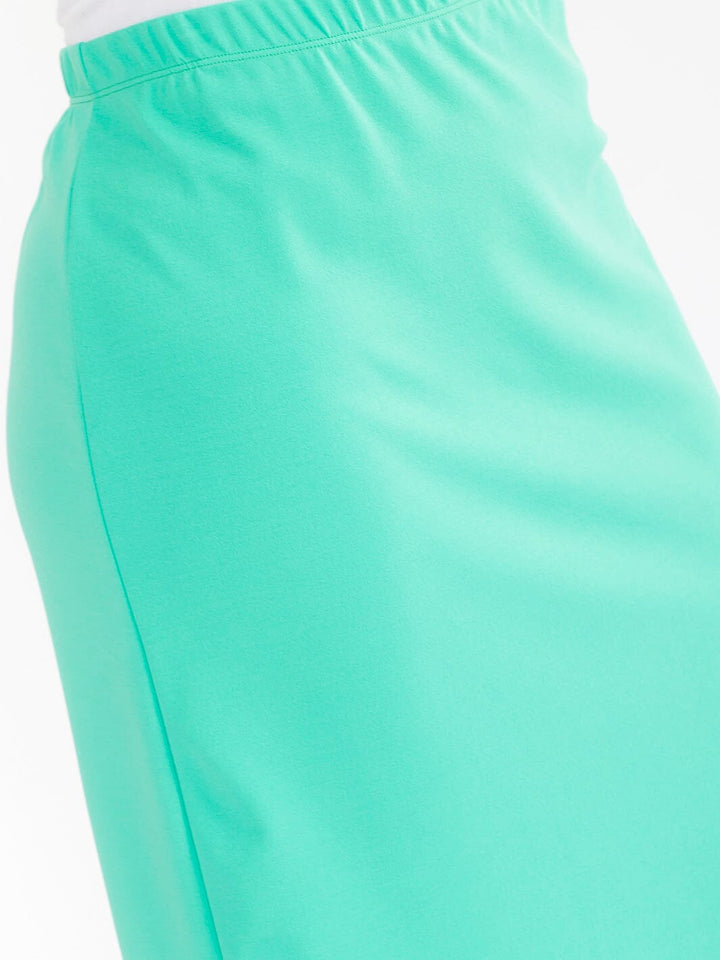 PLUS SIZE ELASTIC WAIST SOLID MAXI SKIRT
