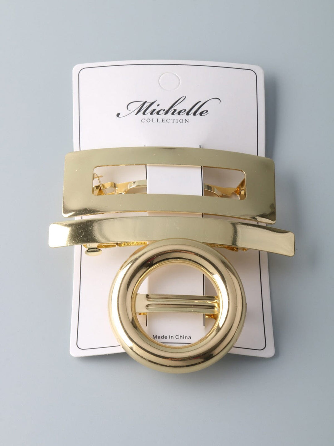 WOMEN'S GOLD MULTI BARRETTE HAIR CLIP