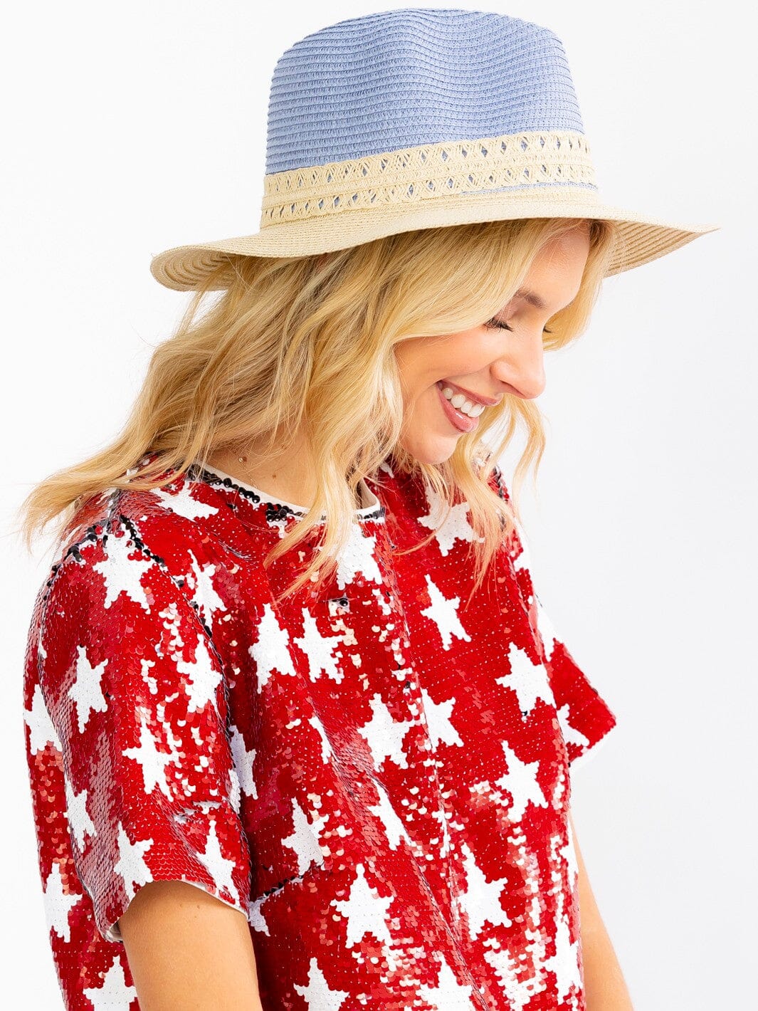 WOMEN'S COLORBLOCK SUN HAT