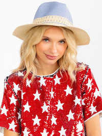 WOMEN'S COLORBLOCK SUN HAT