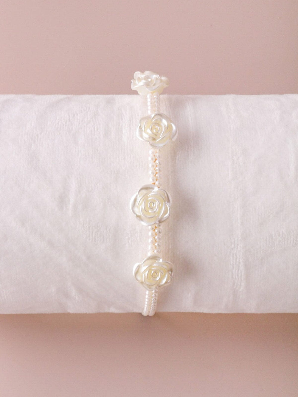 WOMEN'S PEARL FLOWER DESIGN HEADBANDS