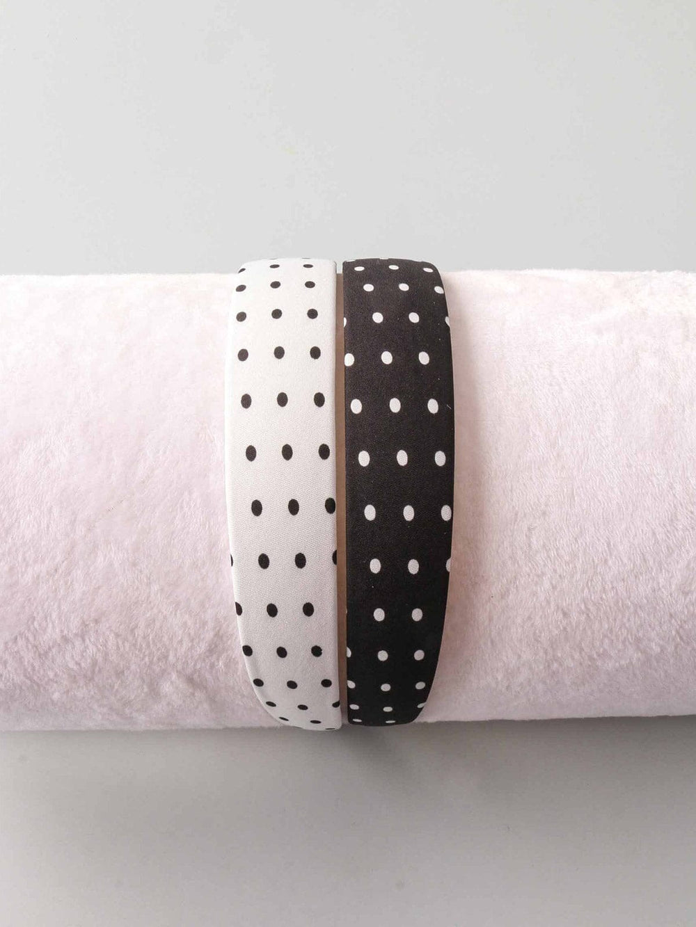 FASHION ASSORTED COLORS POLKA DOTS HEADBAND