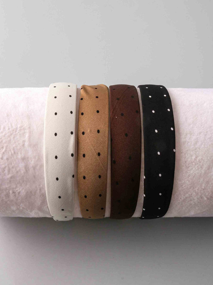 FASHION ASSORTED COLORS POLKA DOTS HEADBAND