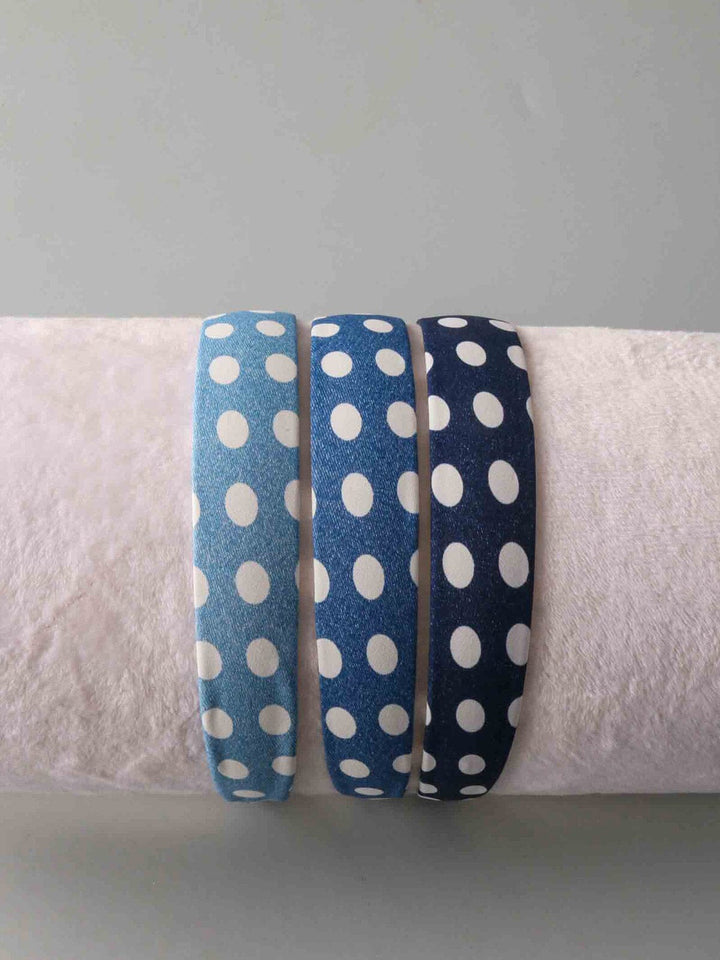 FASHION ASSORTED COLORS POLKA DOTS HEADBAND