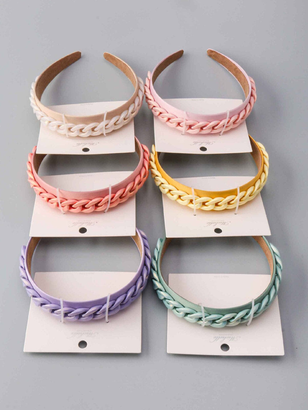 WOMEN'S ASSORTED COLORS CHAIN DESIGN HEADBANDS