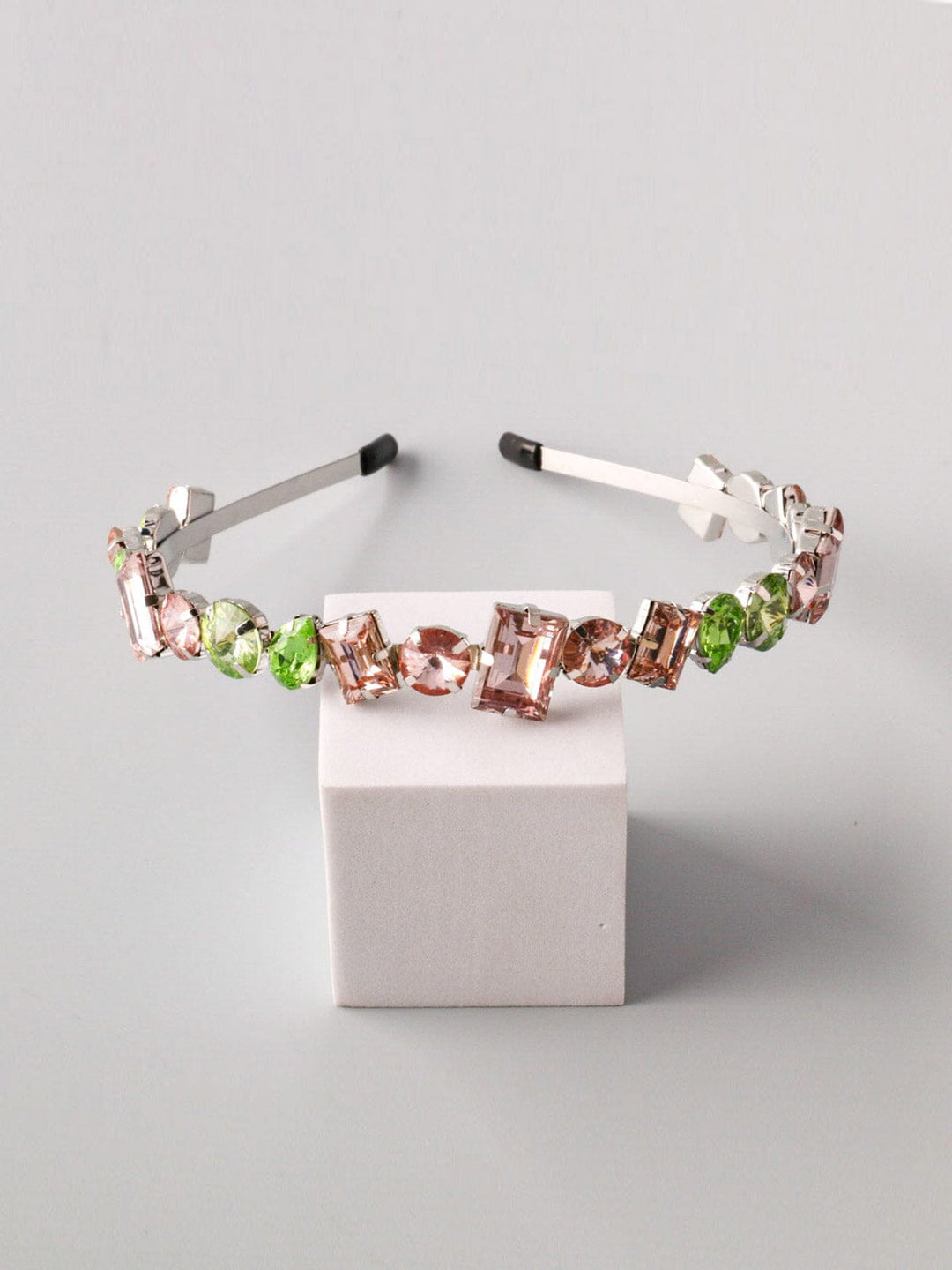 WOMEN'S MULTI COLOR STONES DESIGN HEADBANDS