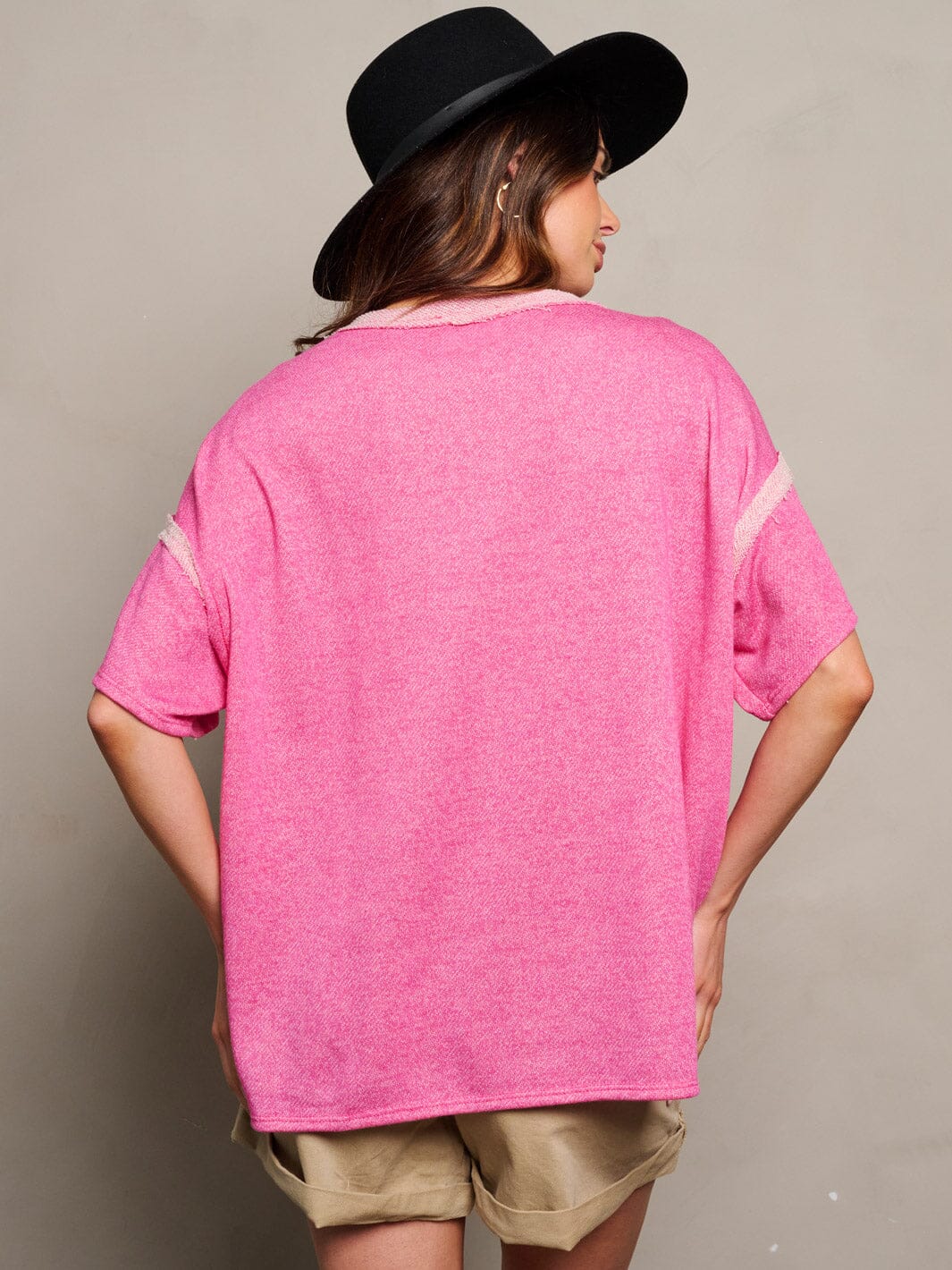 WOMEN'S SHORT SLEEVE GRAPHIC TUNIC TOP