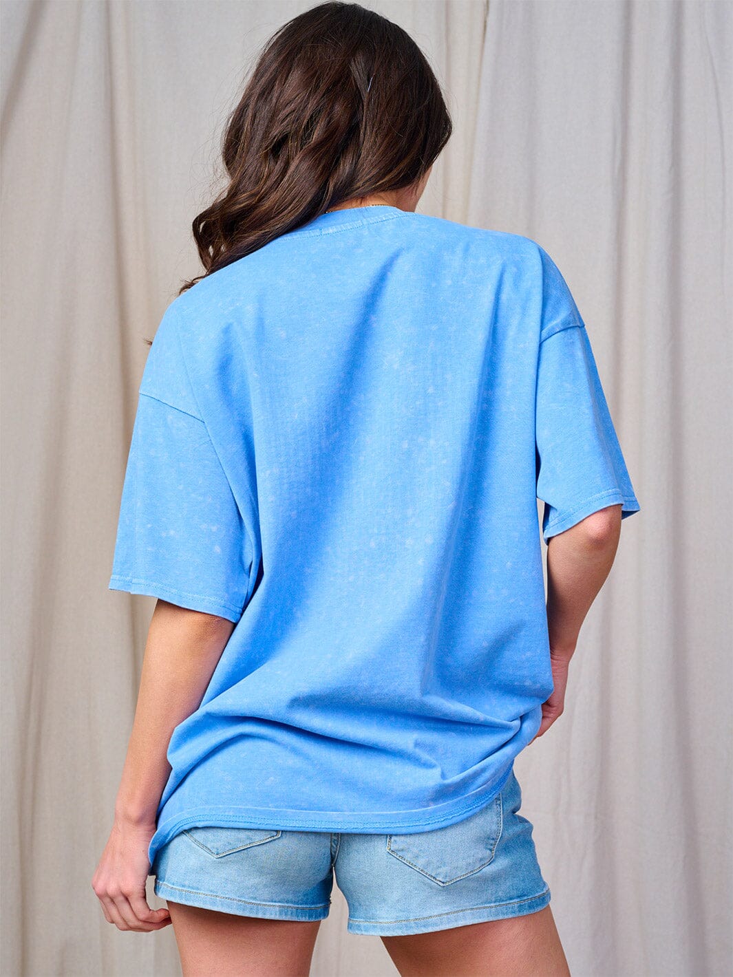 WOMEN'S SHORT SLEEVE STUDS DETAILED TOP