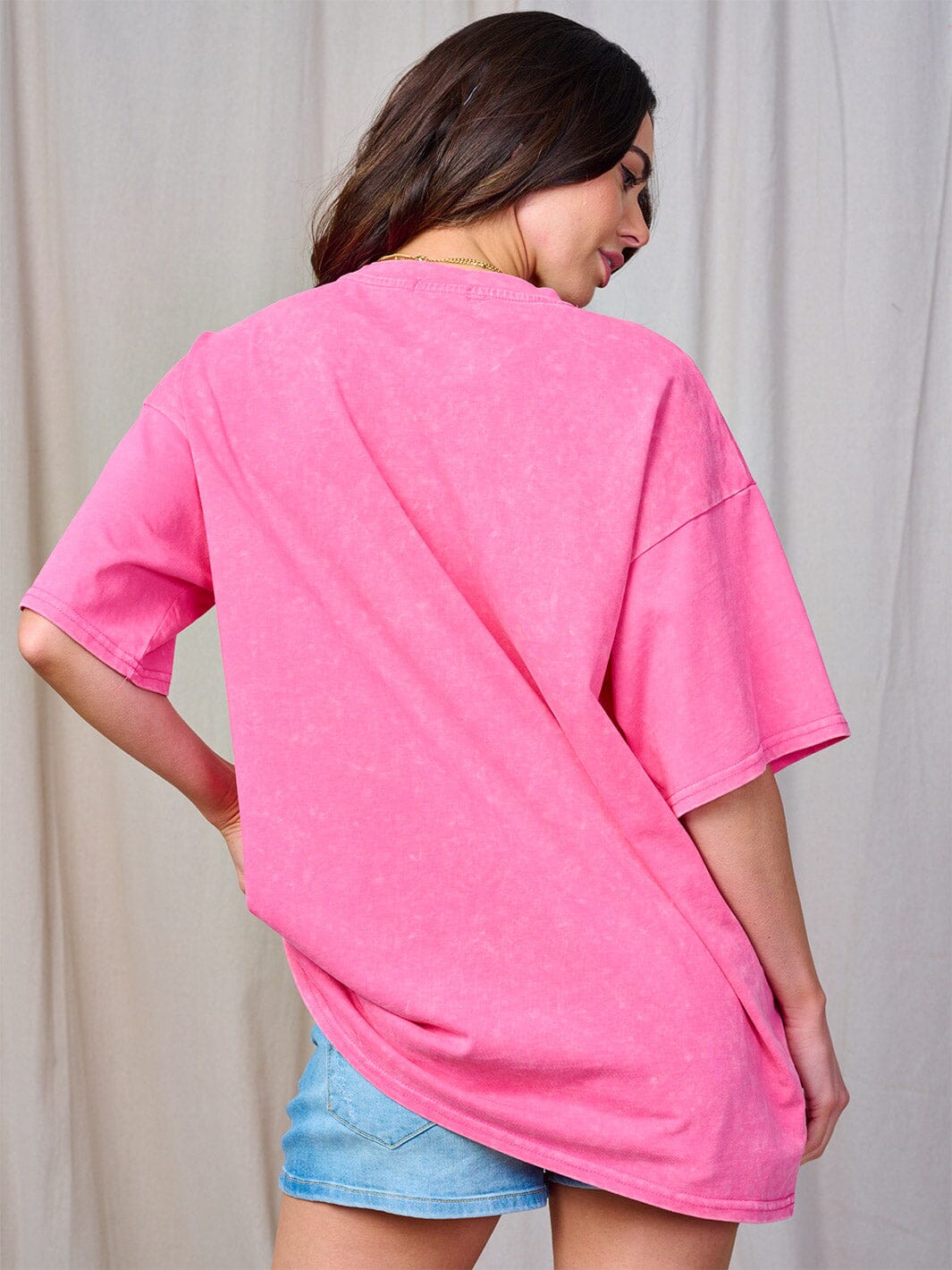 WOMEN'S SHORT SLEEVE STUDS DETAILED TOP