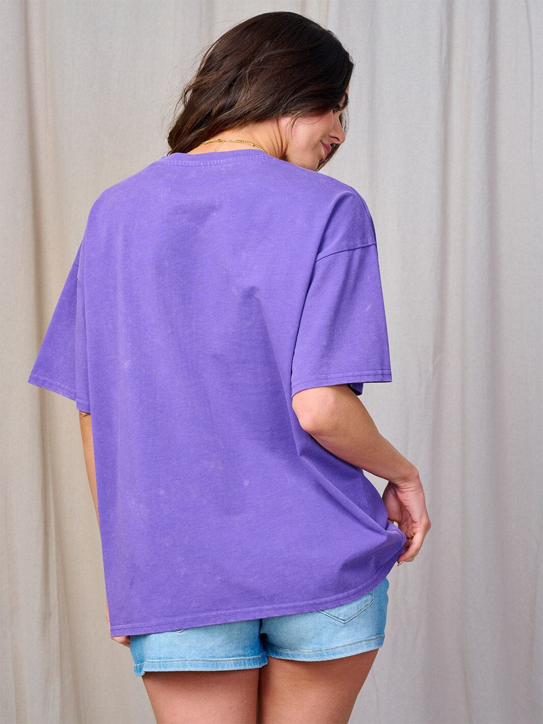 WOMEN'S SHORT SLEEVE STUDS DETAILED TOP