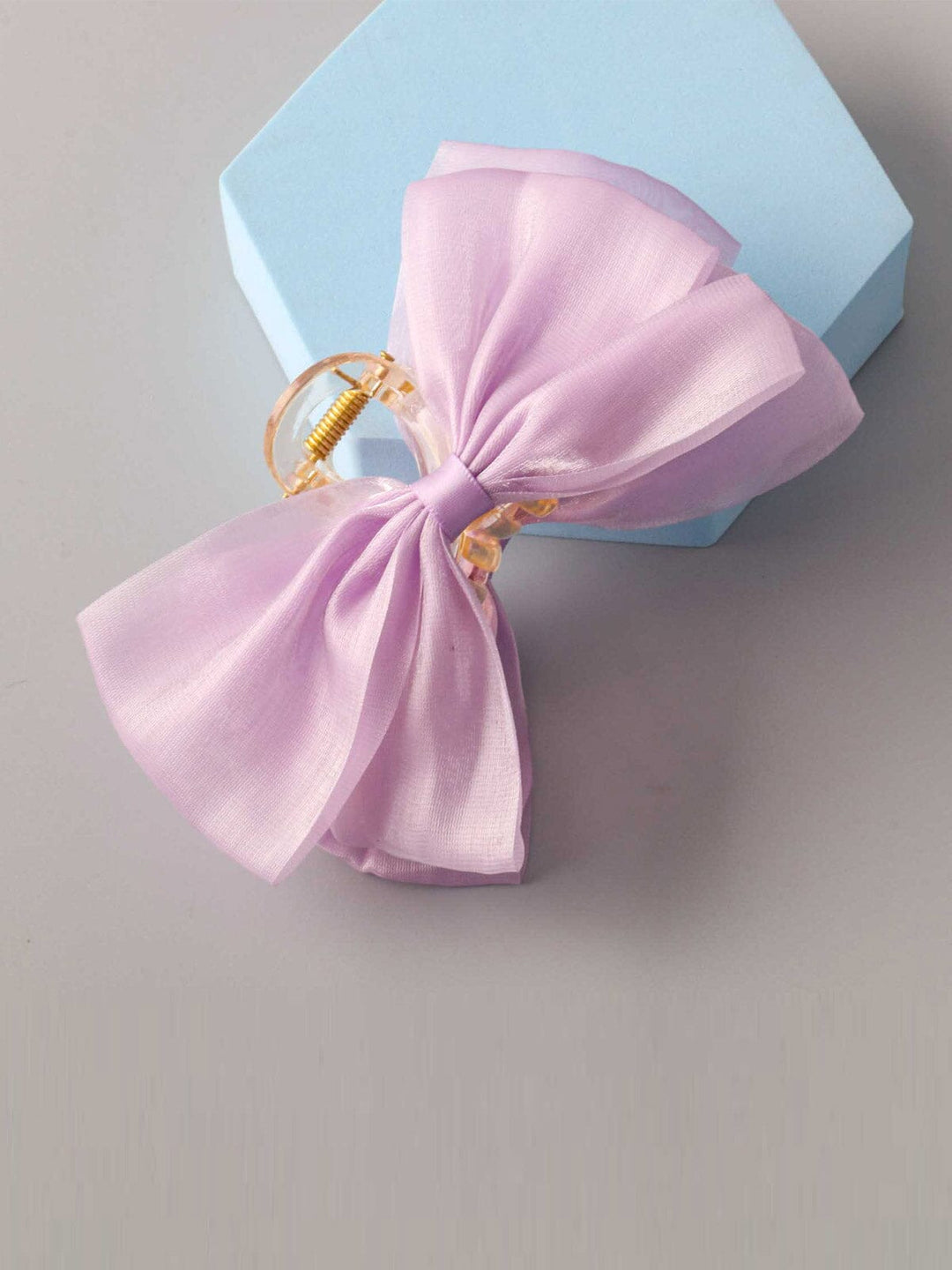 FASHION ASSORTED COLORS BOW CLAW HAIR CLIPS