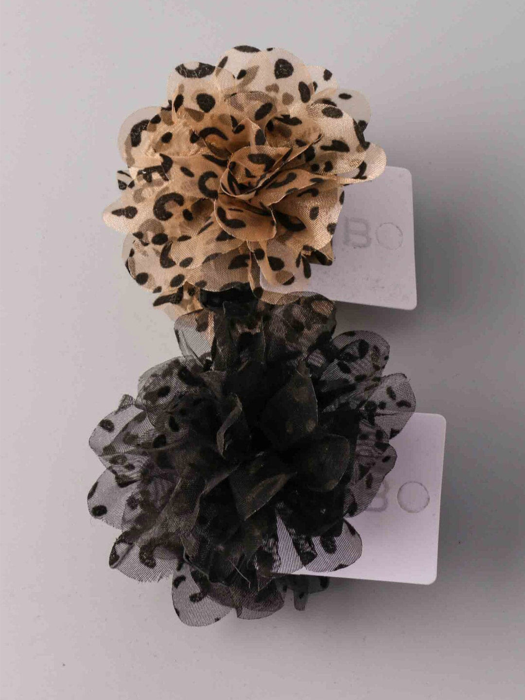 FASHION ASSORTED COLORS ANIMAL PRINT CLAW HAIR CLIPS