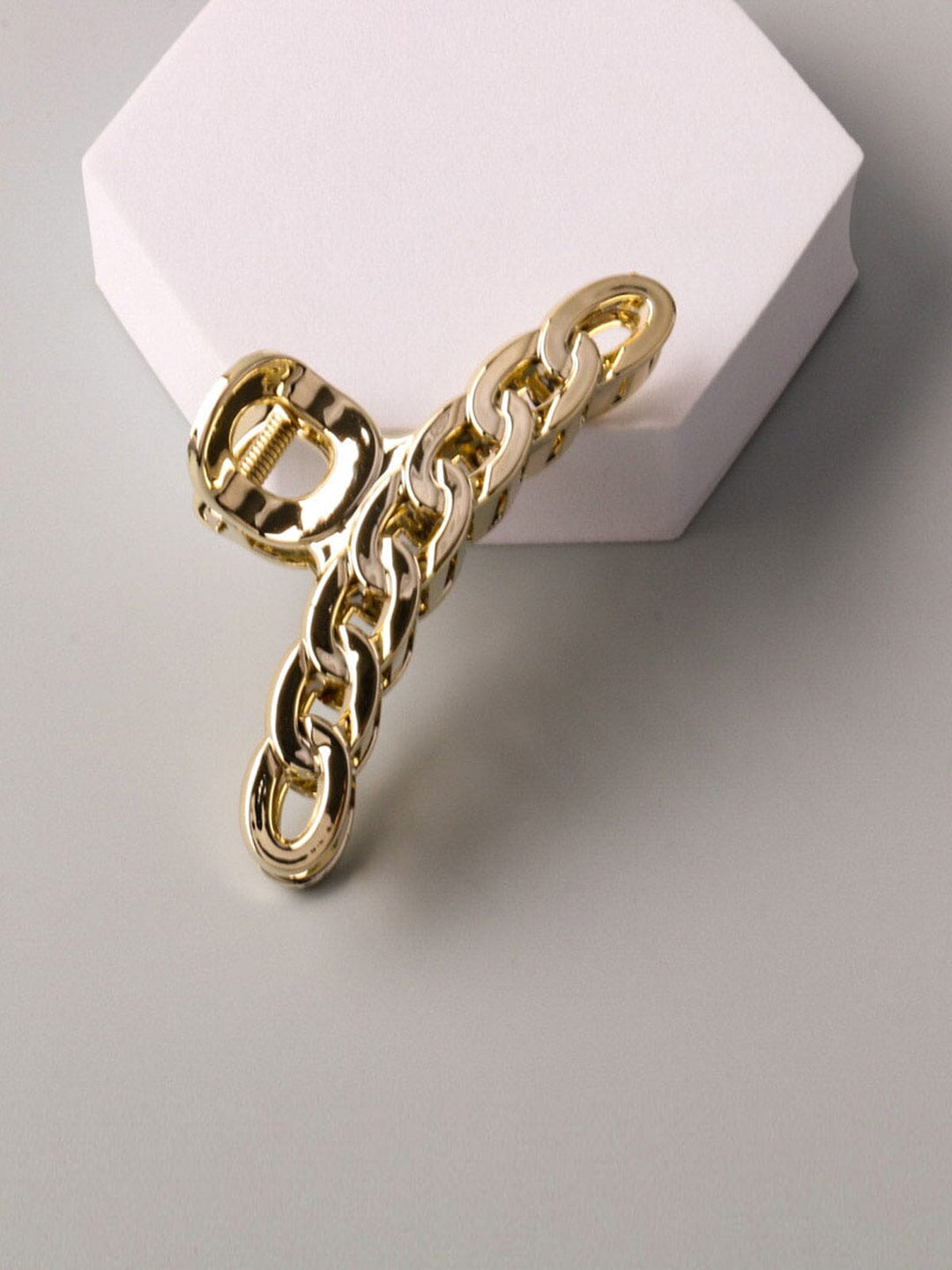 FASHION ASSORTED COLORS CHAIN CLAW HAIR CLIPS