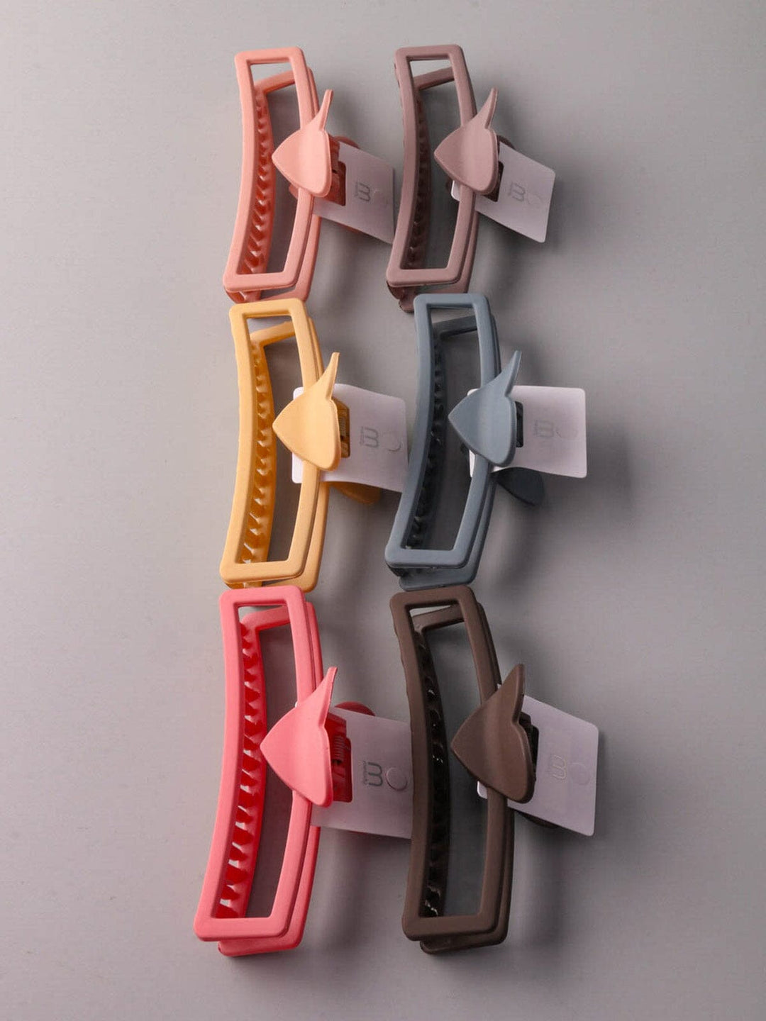 FASHION ASSORTED COLORS CLAW HAIR CLIPS