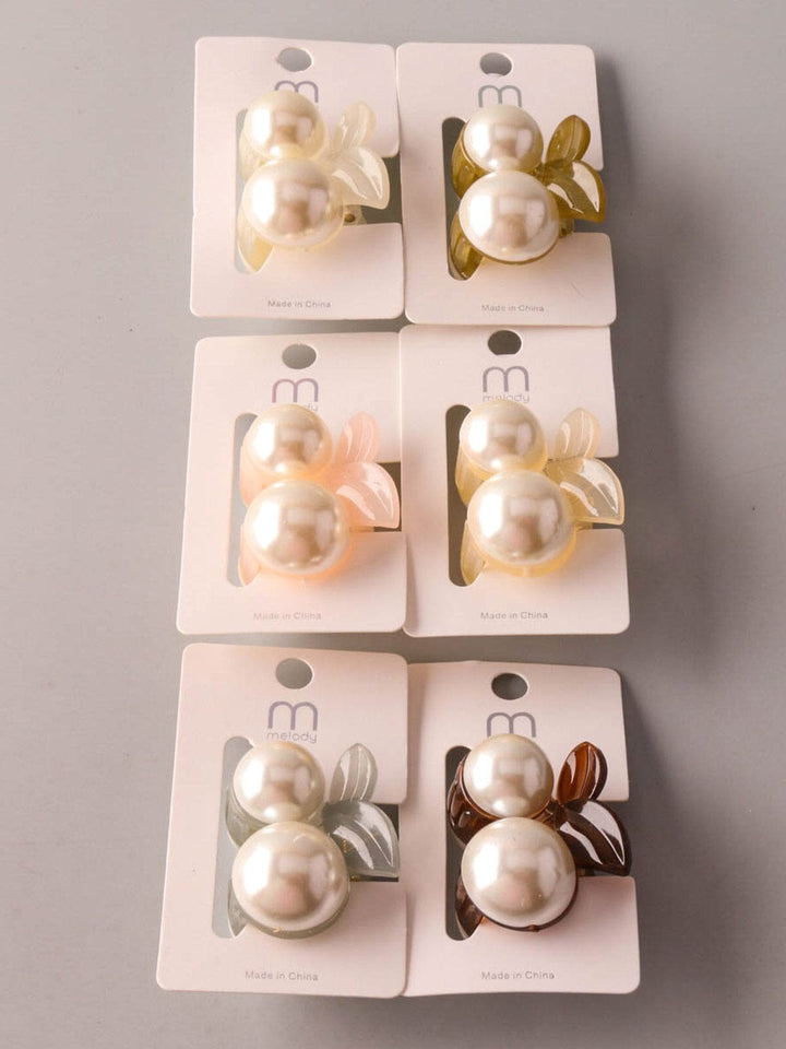 FASHION ASSORTED COLORS CHERRY CLAW HAIR CLIPS