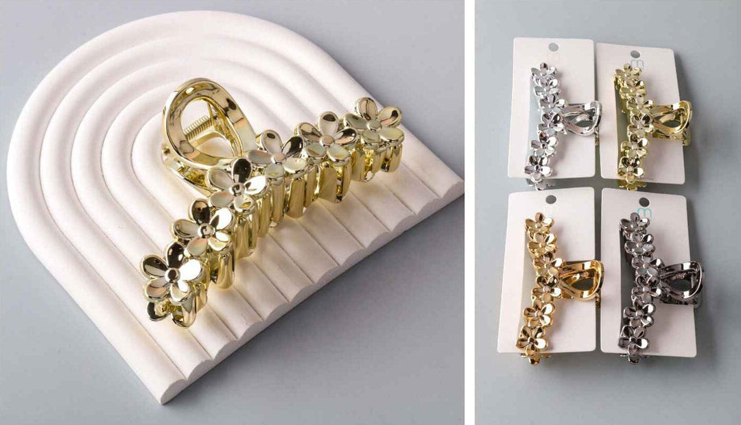 FASHION ASSORTED COLORS HAIR CLAW CLIPS