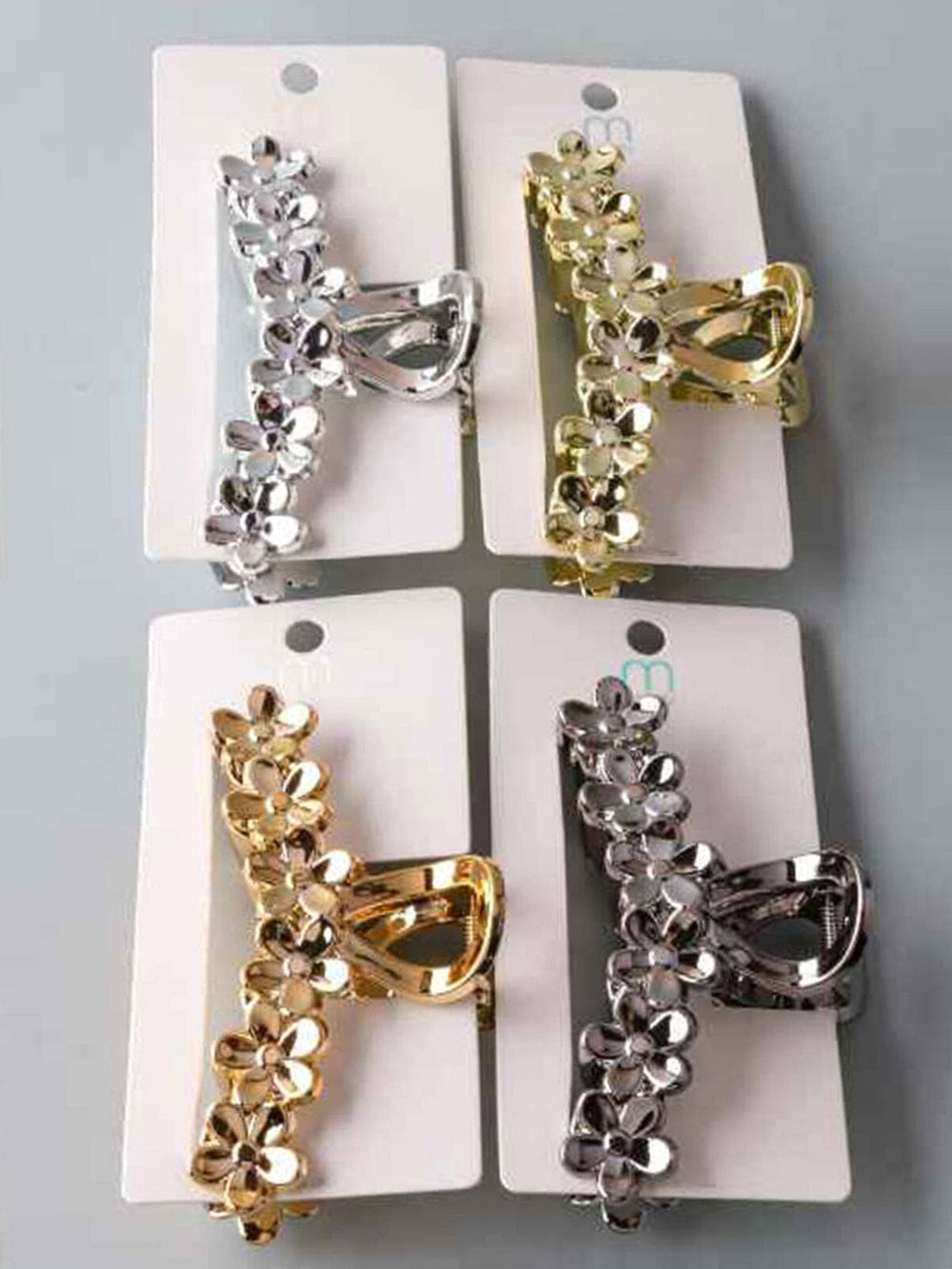 FASHION ASSORTED COLORS HAIR CLAW CLIPS