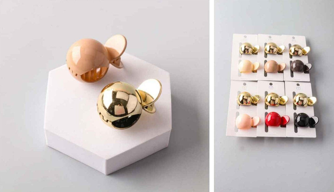 FASHION ASSORTED COLORS HAIR CLAW CLIPS