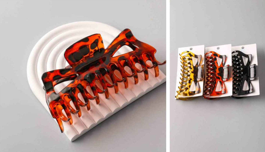 FASHION ASSORTED COLORS HAIR CLAW CLIPS