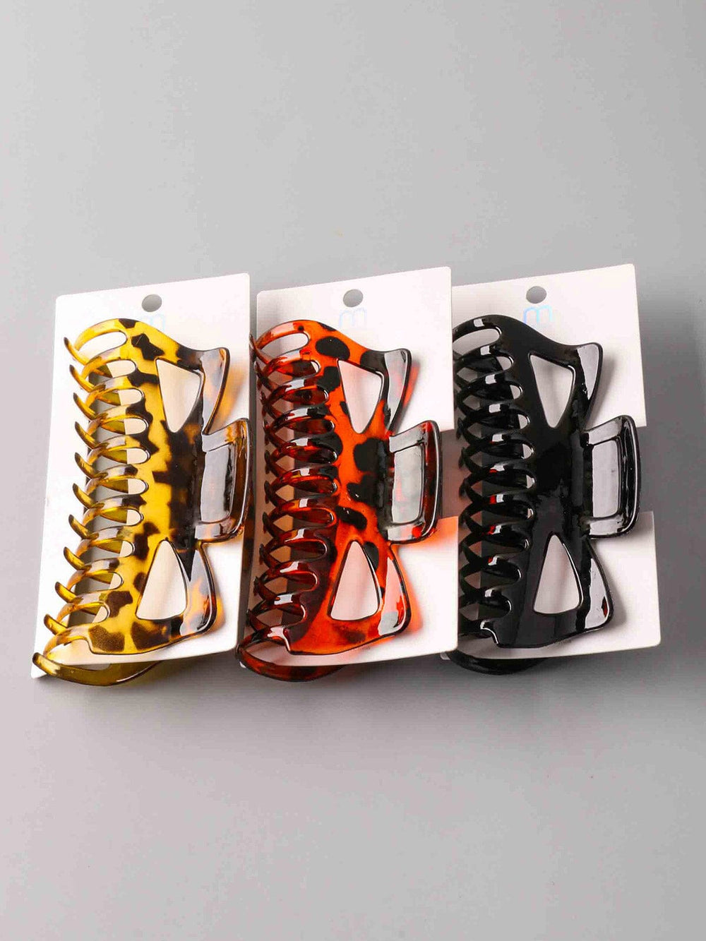 FASHION ASSORTED COLORS HAIR CLAW CLIPS