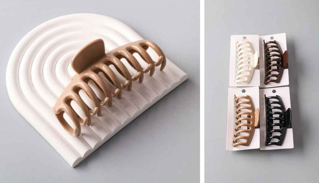 FASHION ASSORTED COLORS HAIR CLAW CLIPS