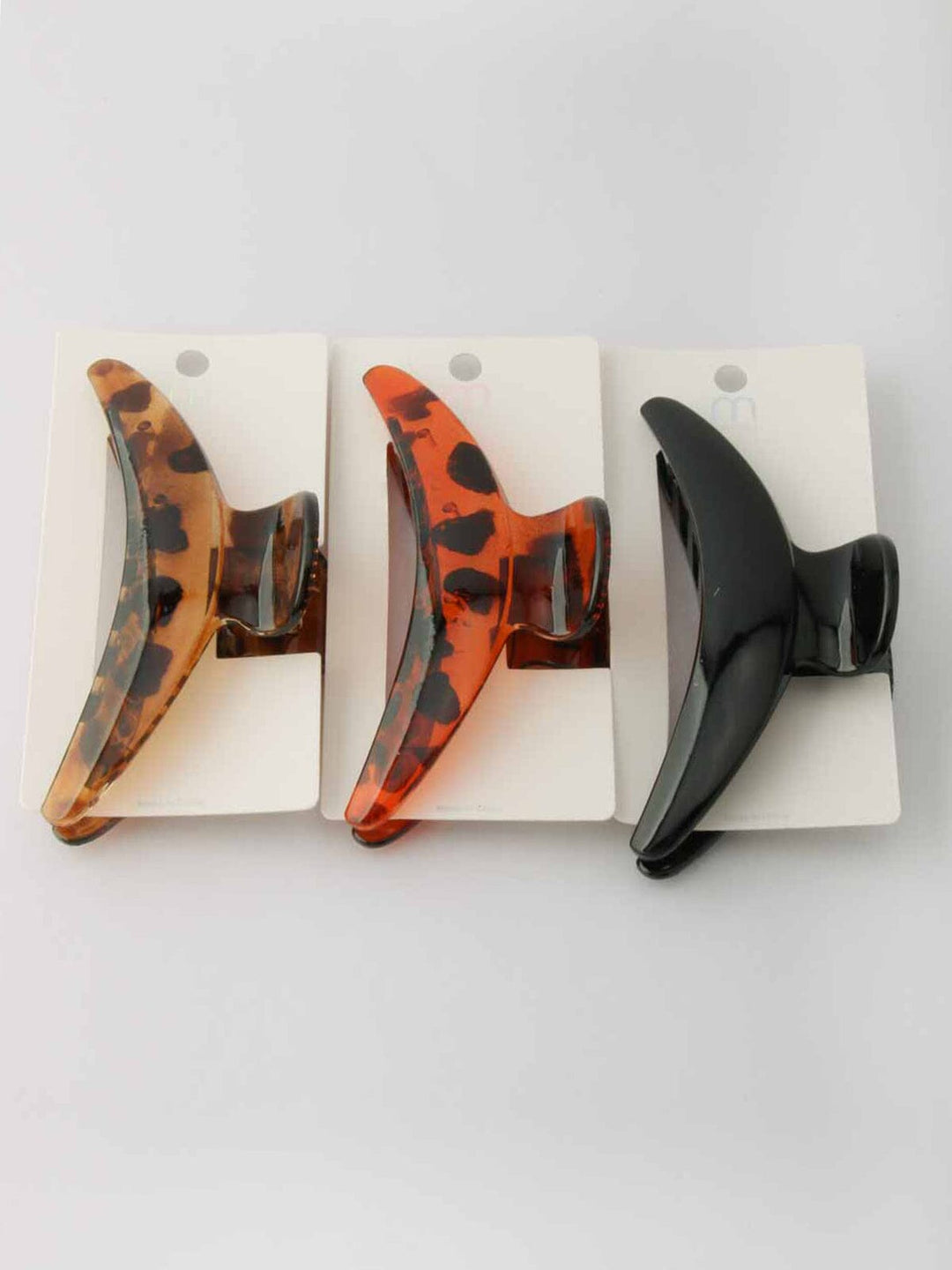 WOMEN'S ASSORTED COLORS CLAW CLIPS
