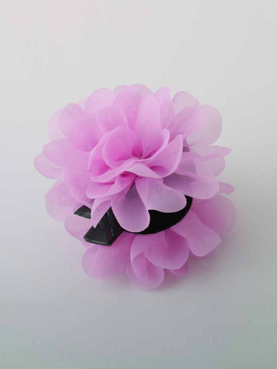 WOMEN'S ASSORTED COLORS FLOWERS HAIR CLAW CLIPS