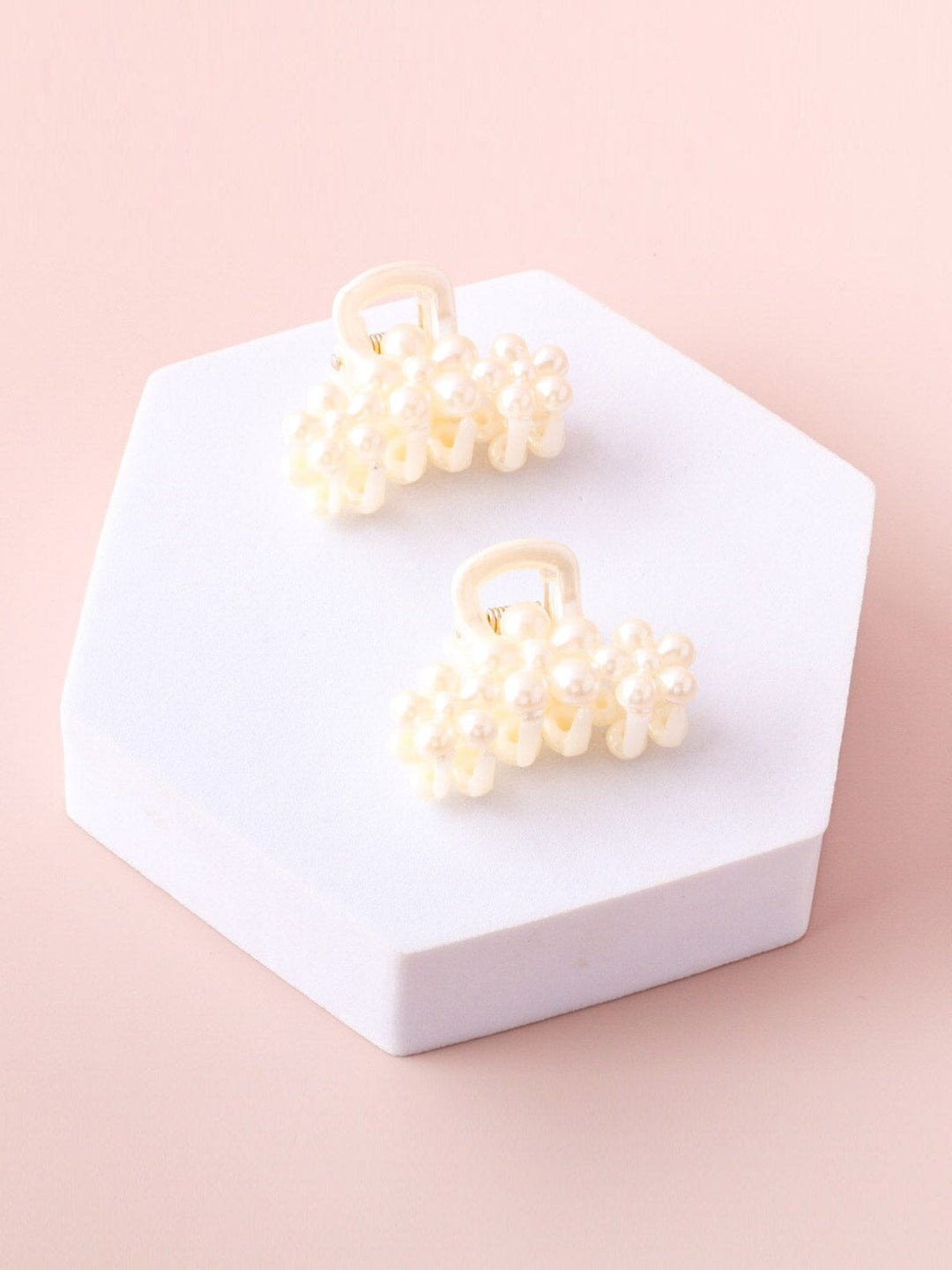 WOMEN'S PEARL CLAW HAIR CLIPS