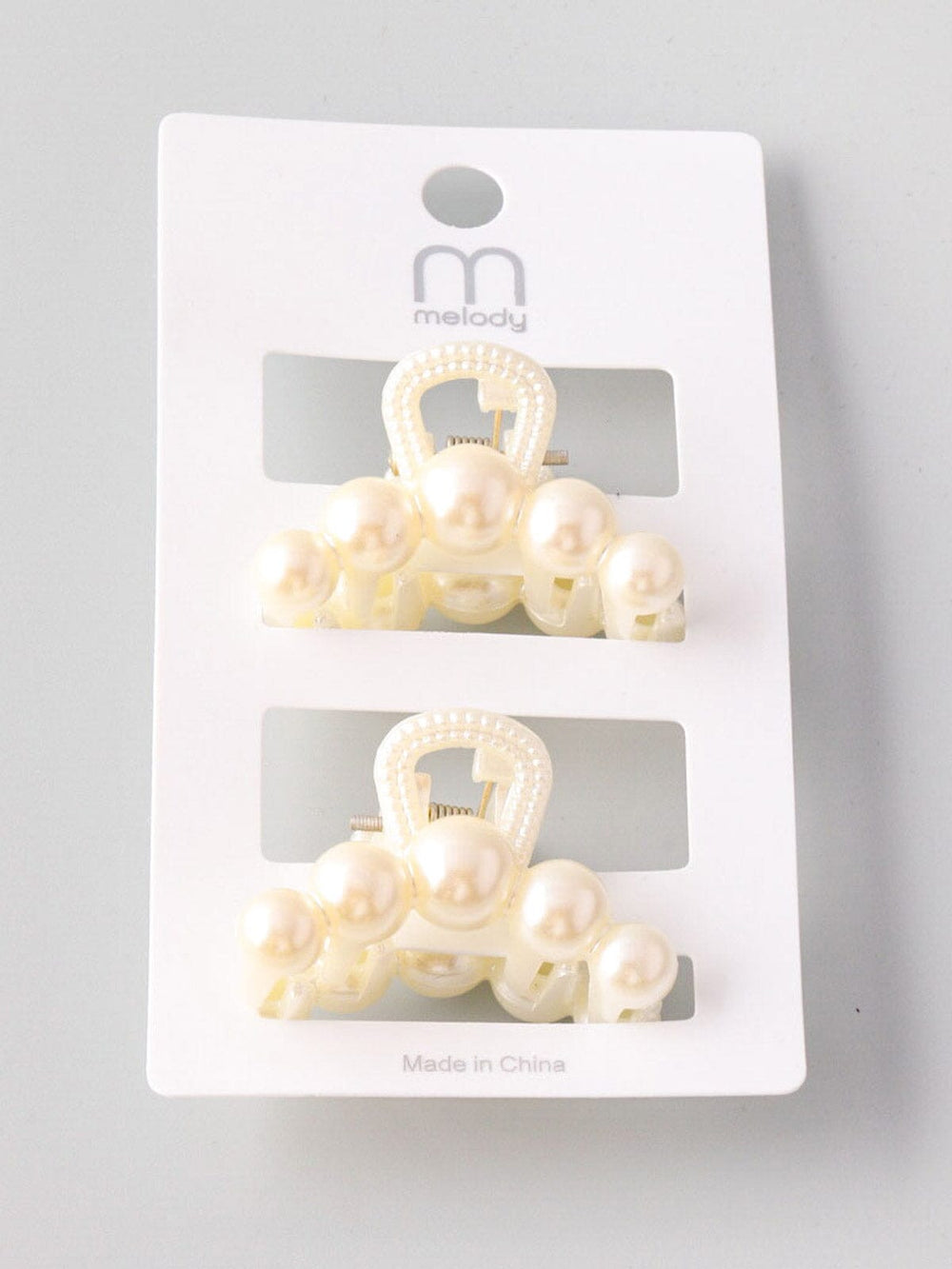 WOMEN'S PEARL HAIR CLAW CLIPS