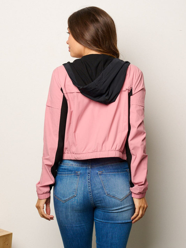 WOMEN'S LONG SLEEVE BUTTON CLOSURE POCKETS JACKET