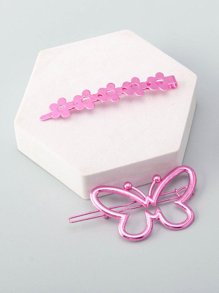 WOMEN'S ASSORTED COLORS BUTTERFLY BARRETTE HAIR CLIP