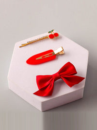 FASHION ANIMAL PRINT SCRUNCHIES & HAIR CLIPS SET (Copy)