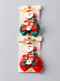 FASHION ASSORTED HOLIDAY HAIR CLIPS 3PCS. SET