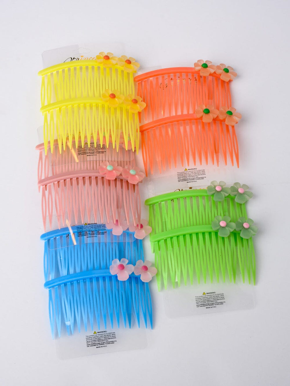 WOMEN'S ASSORTED COLORS FLOWERS HAIR CLIPS