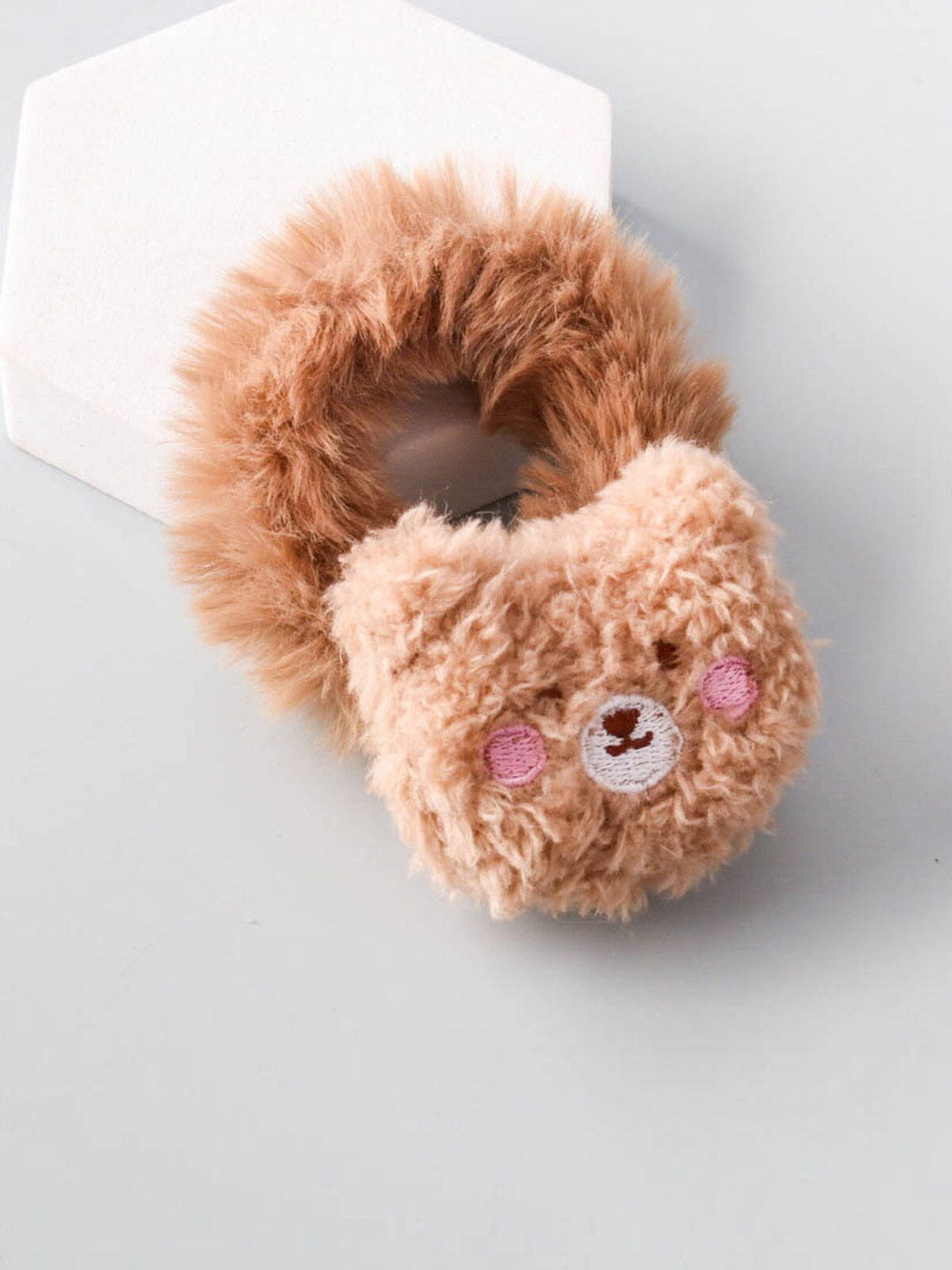 FASHION ASSORTED COLORS FUZZY SCRUNCHIES