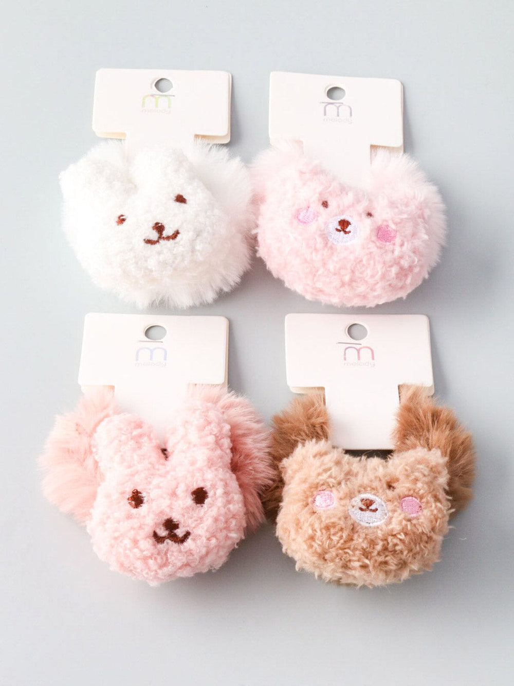 FASHION ASSORTED COLORS FUZZY SCRUNCHIES