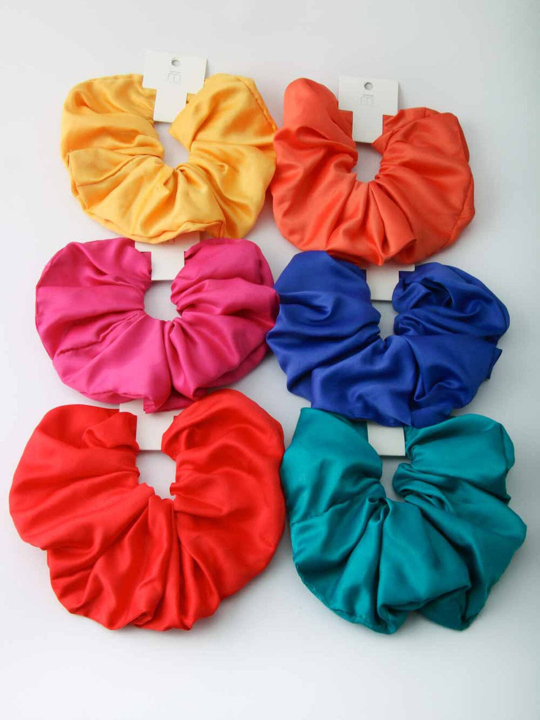 WOMEN'S ASSORTED COLORS HAIR SCRUNCHIES