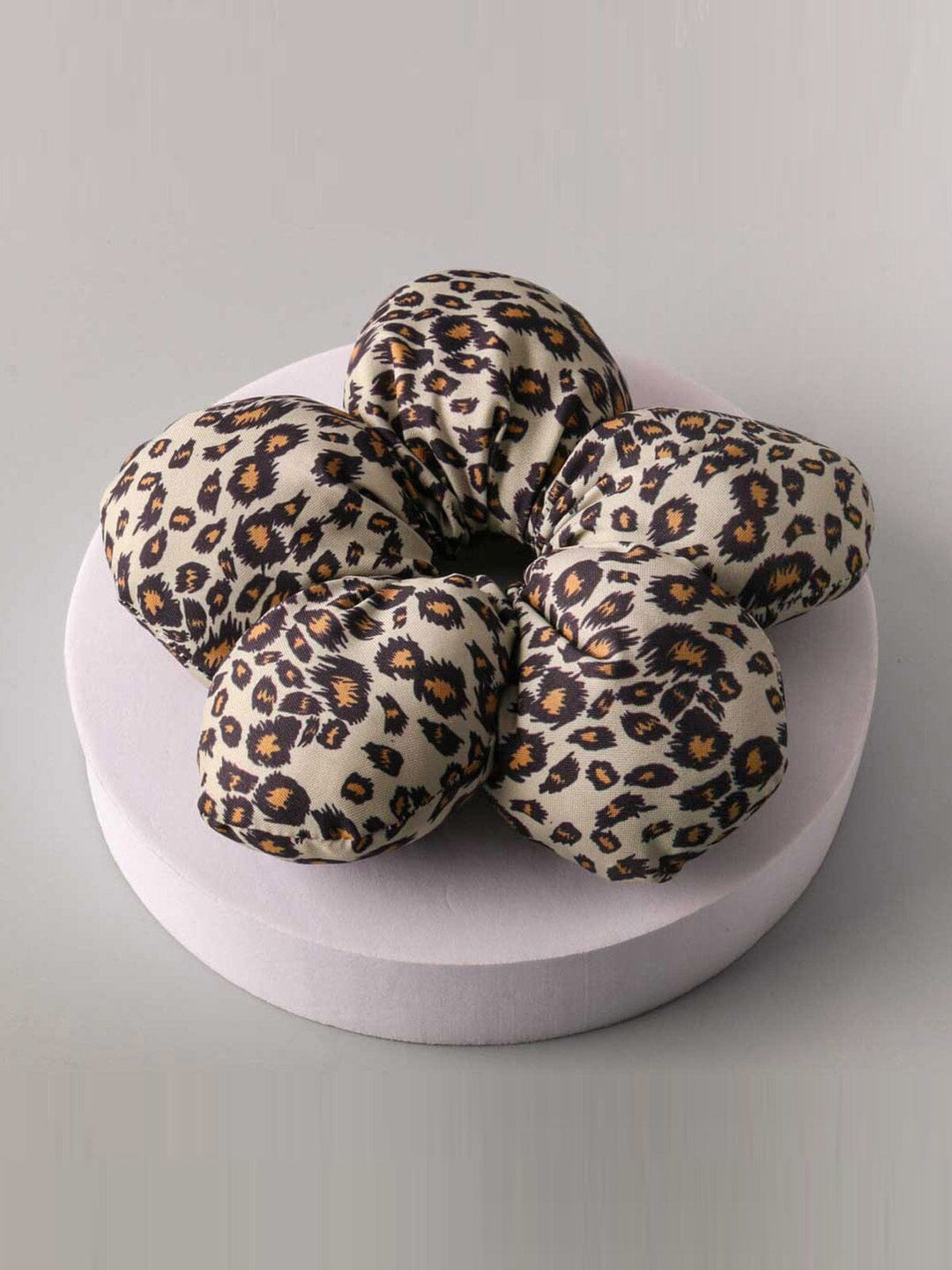 FASHION ANIMAL PRINT FLOWER SCRUNCHIES