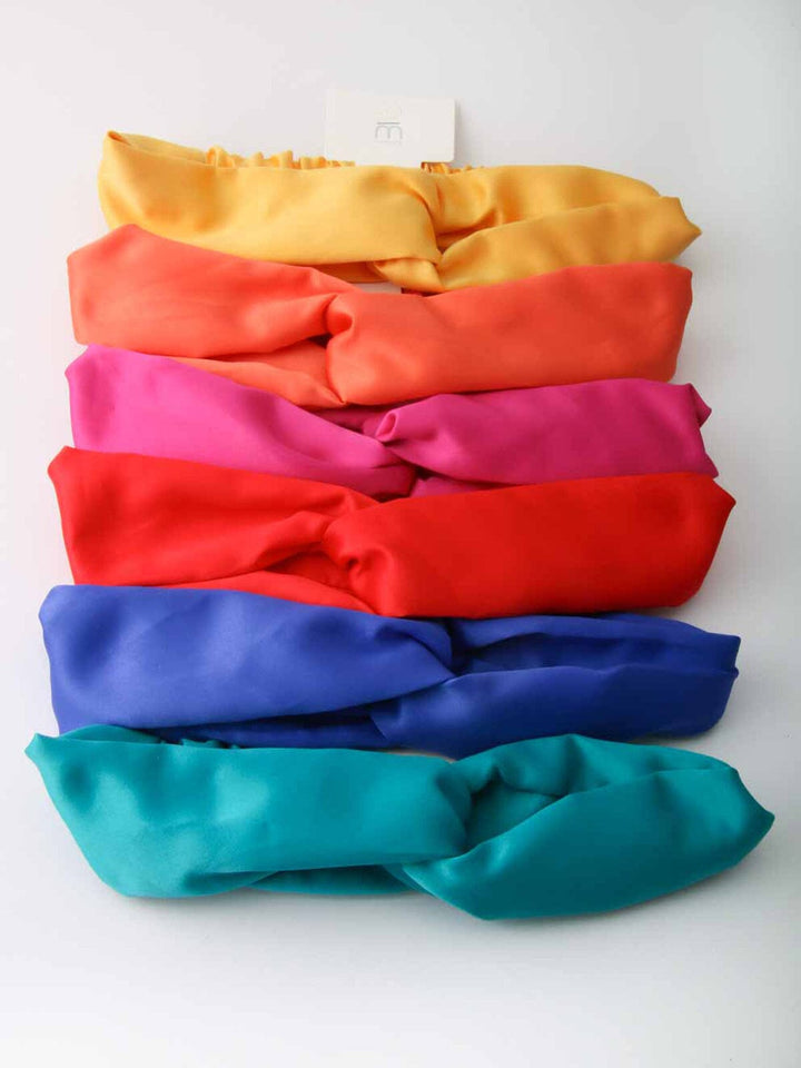 WOMEN'S ASSORTED COLORS FRONT KNOT HEADBANDS