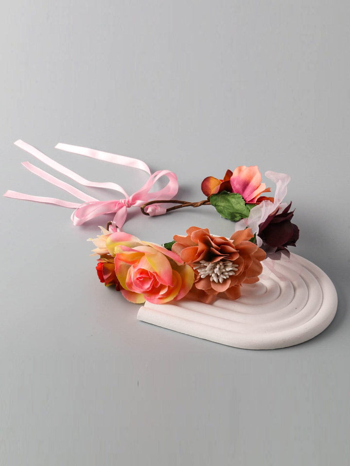 FASHION MULTI COLOR FLORAL HEADBAND