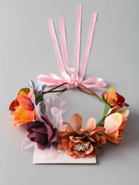 FASHION MULTI COLOR FLORAL HEADBAND