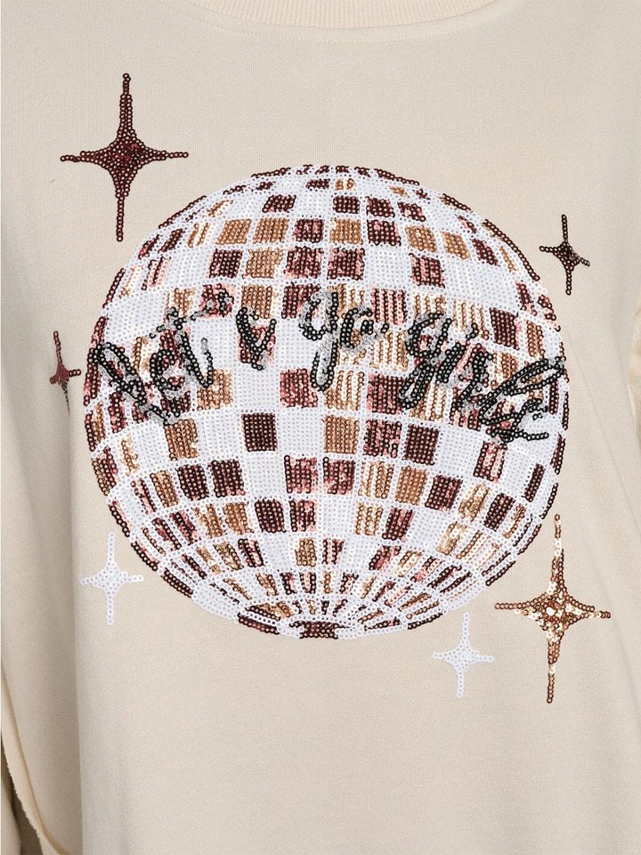 WOMEN'S LONG SLEEVE HIGH-LOW GRAPHIC OVERSIZE SHIRT