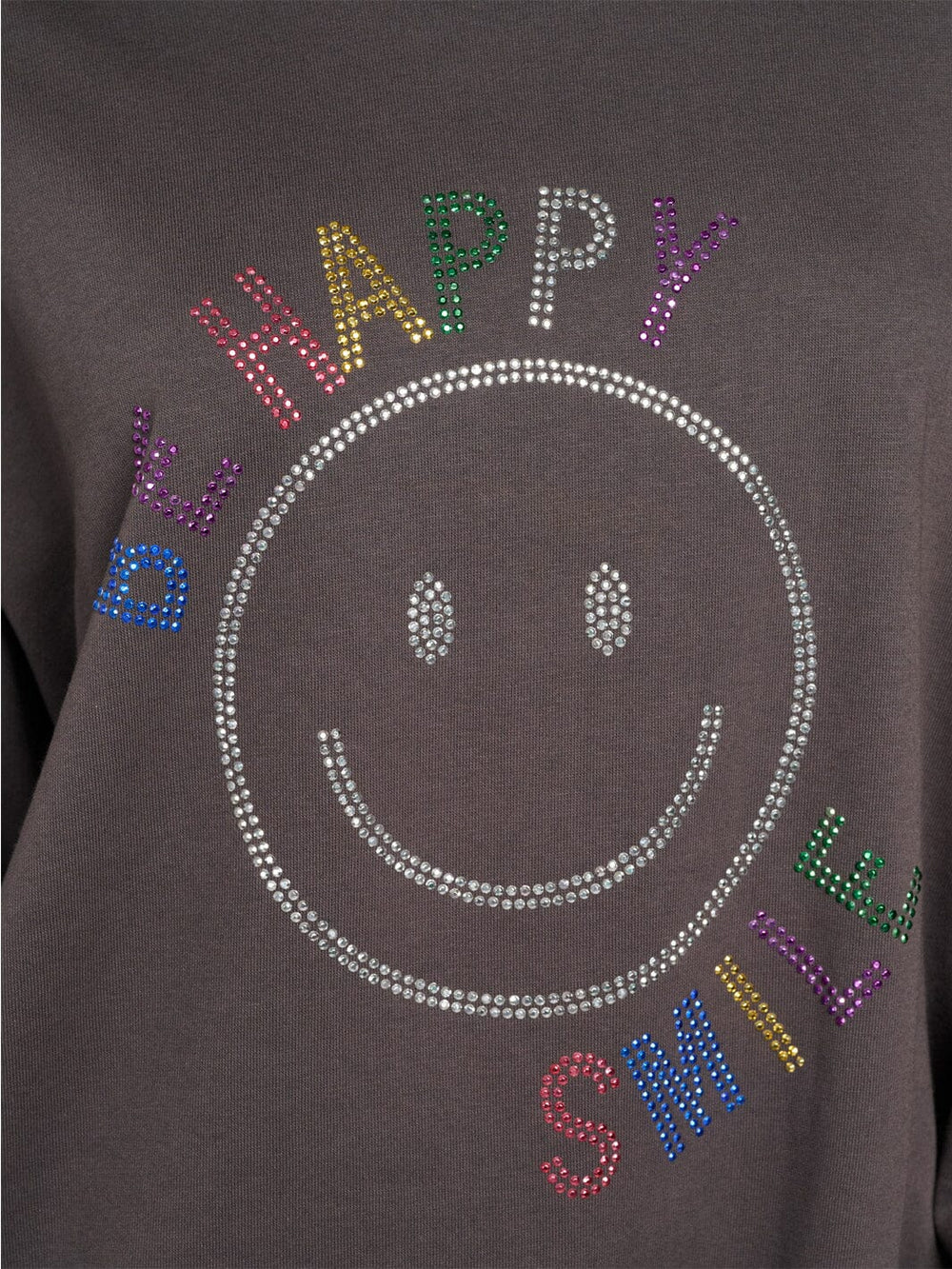 WOMEN'S LONG SLEEVE STUDS GRAPHIC PULLOVER SWEATER