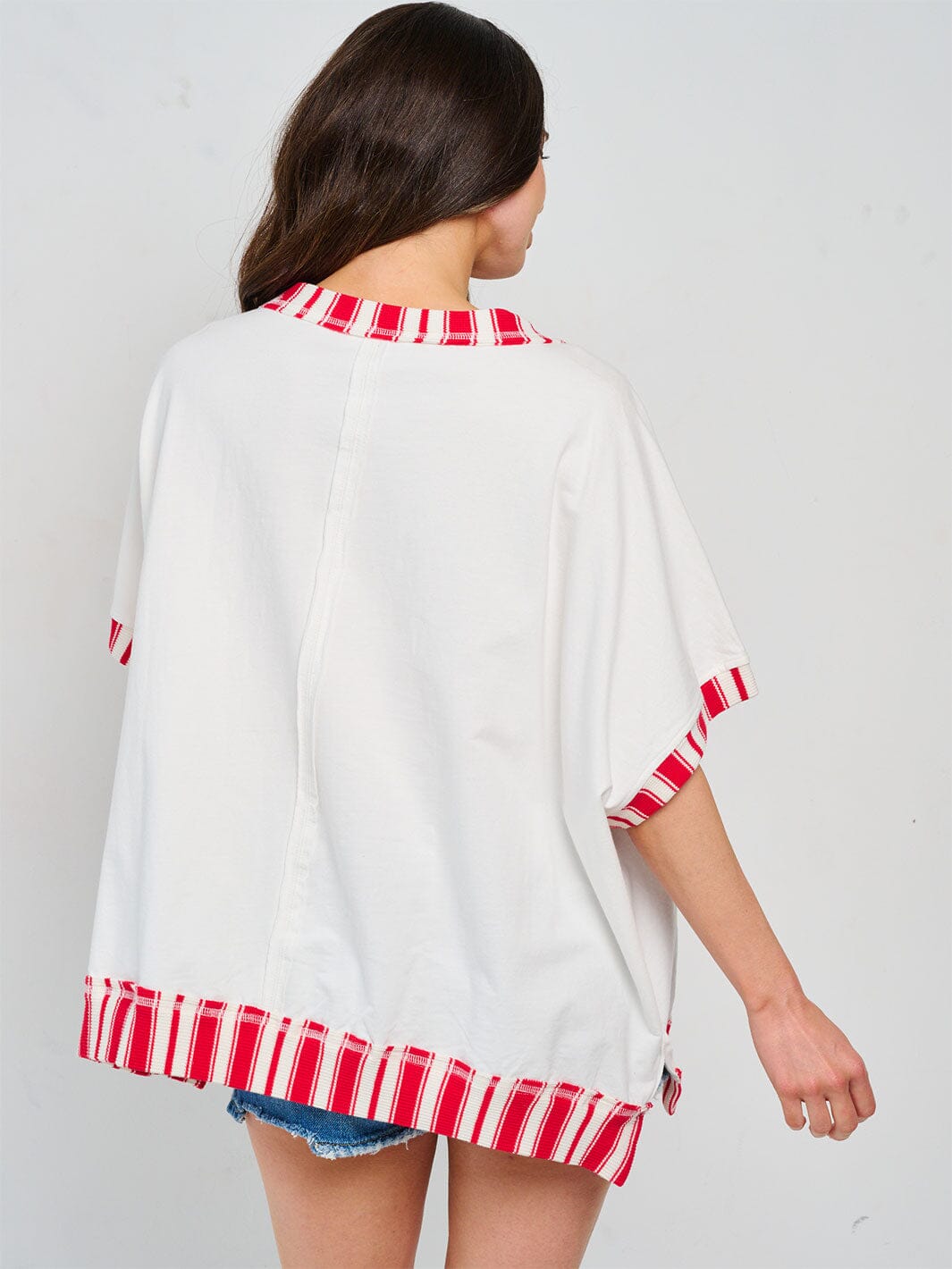 WOMEN'S SHORT SLEEVE GRAPHIC PATRIOTIC SHIRT