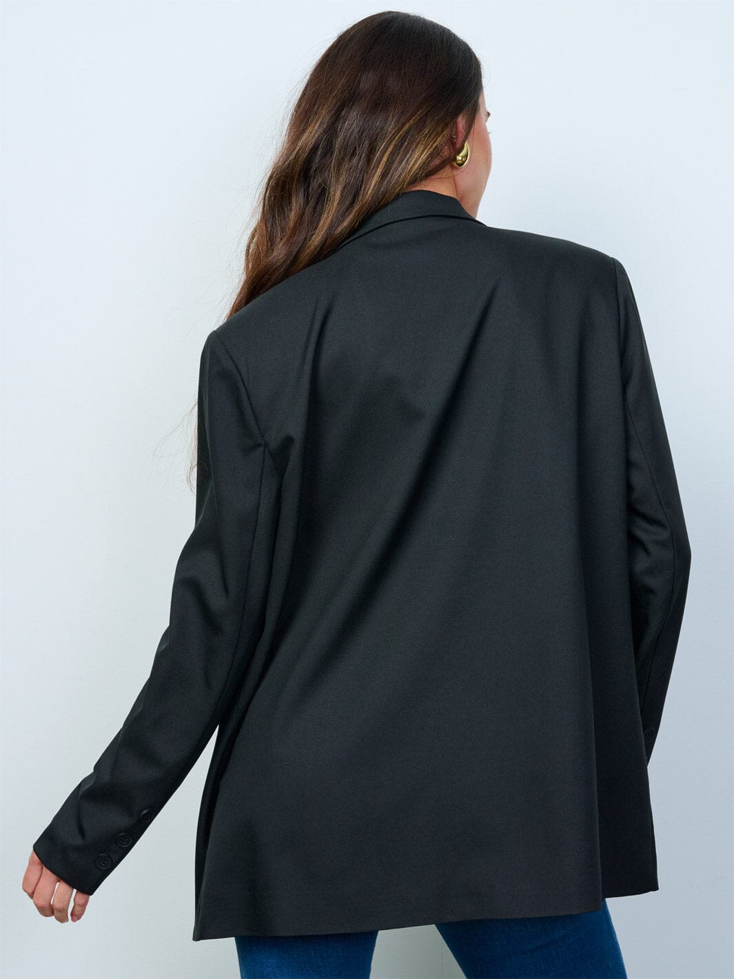 WOMEN'S LONG SLEEVE BUTTON CLOSURE BLAZER